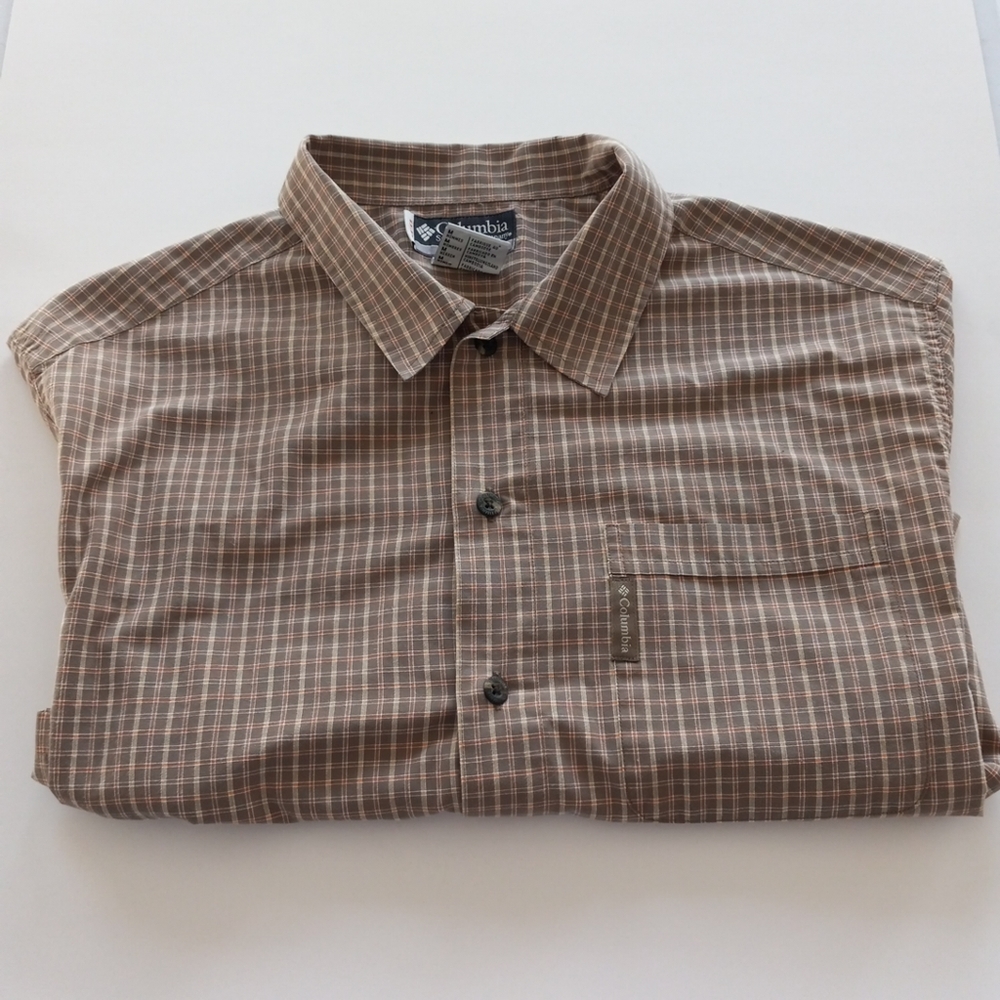 Columbia Plaid Dress shirt
